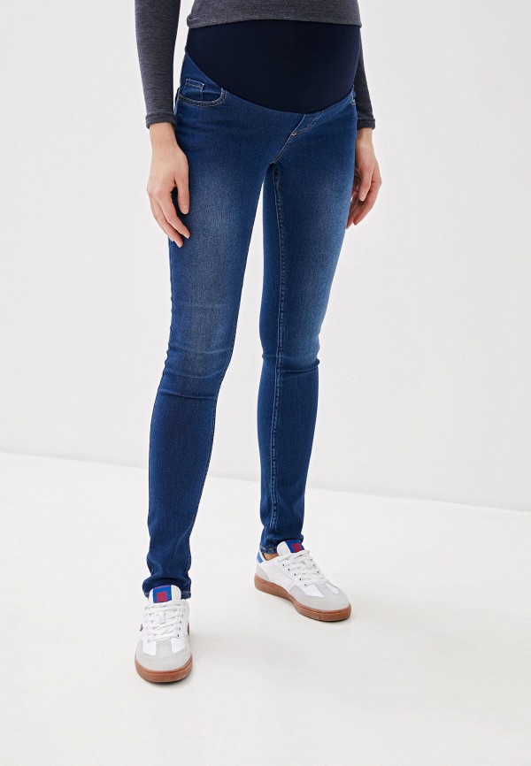 женские джинсы скинни mam’s, синие