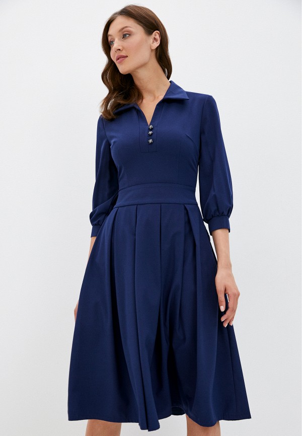 женское повседневные платье cerezo, синее