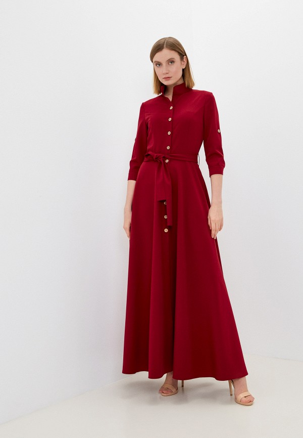 женское платье-рубашки cerezo, бордовое
