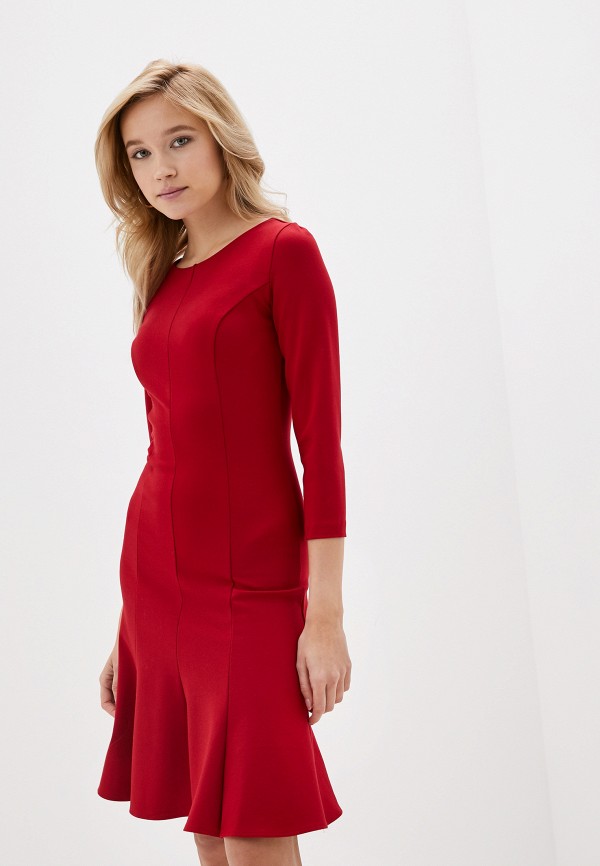 женское платье мини russicouture, красное