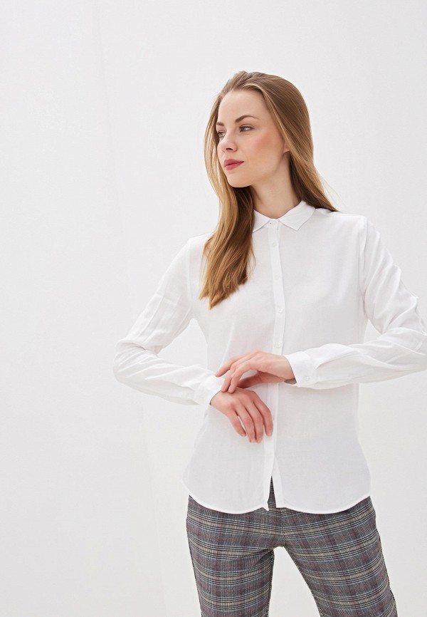 женская блузка с длинным рукавом colin’s, белая
