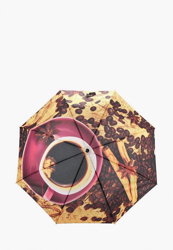 женский складные зонт flioraj, коричневый