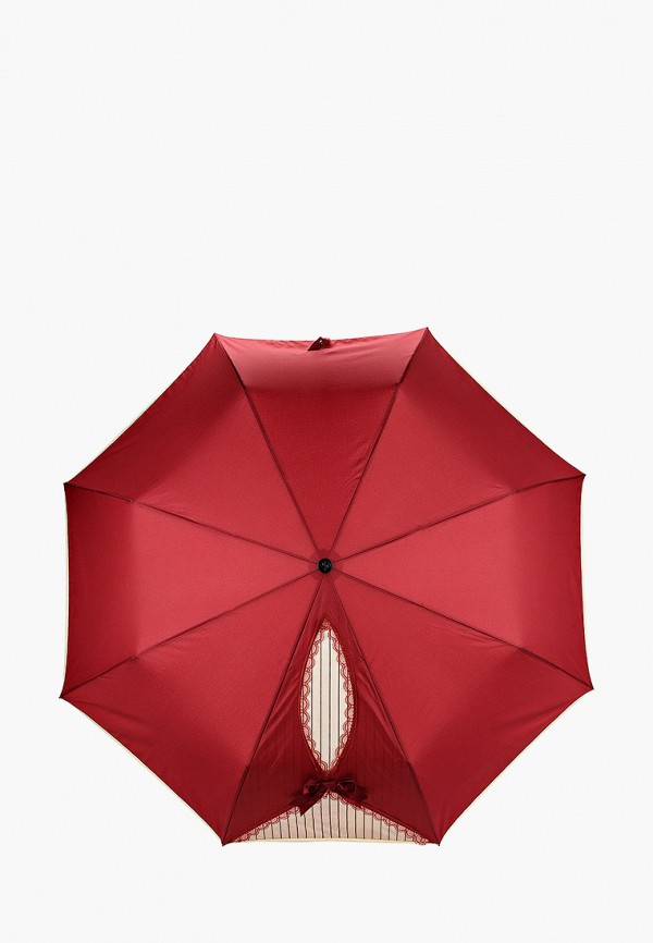 женский складные зонт flioraj, бордовый