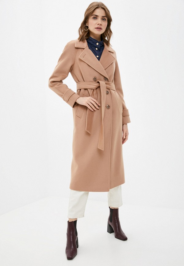 женское пальто avalon, коричневое