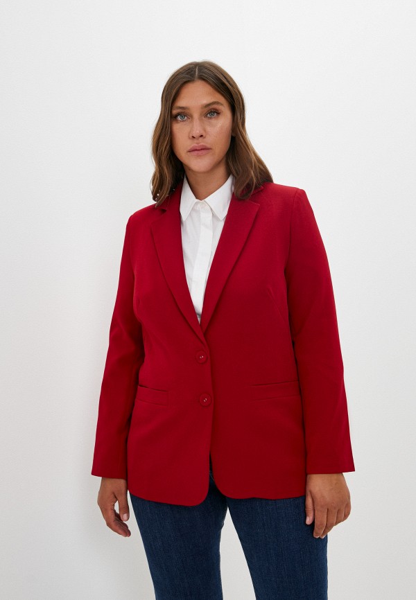 женский пиджак adele fashion, красный