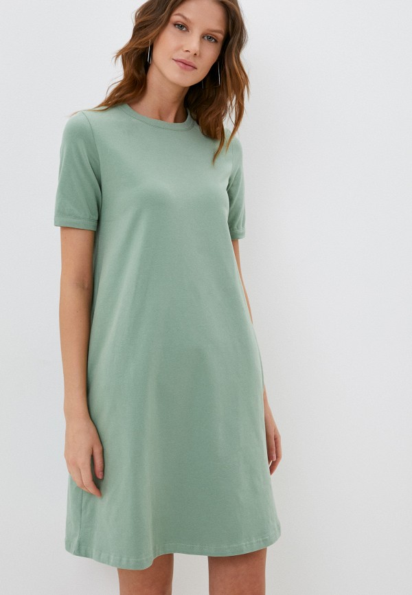 женское платье-футболки brikoly, зеленое