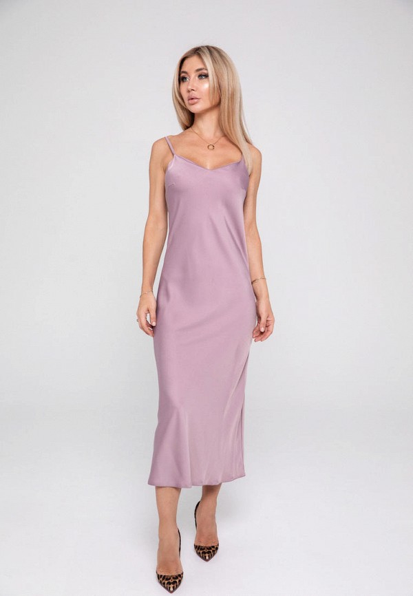 женское платье-комбинация feeda grava, розовое