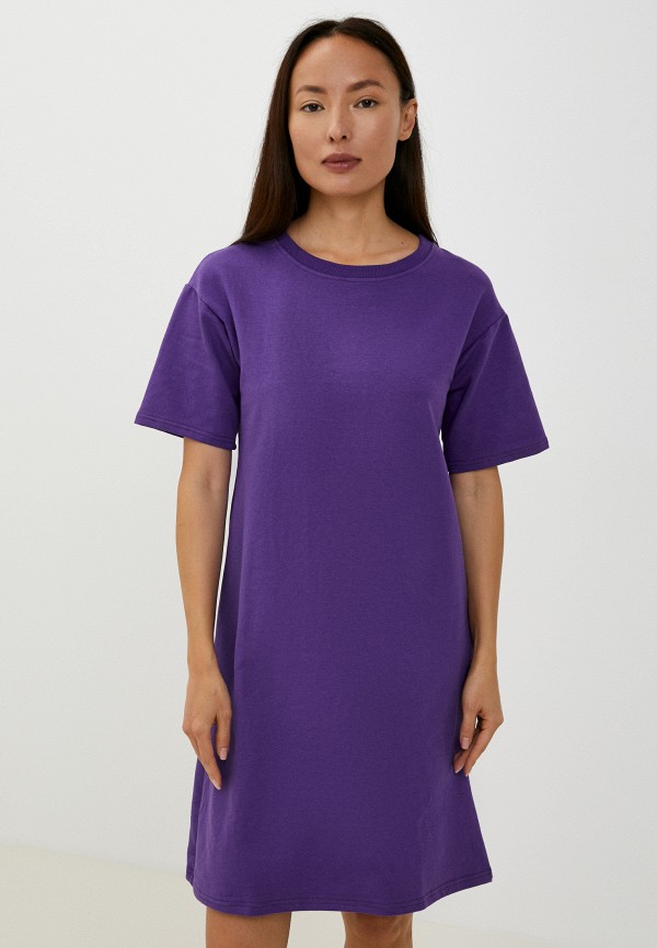 женское платье-футболки ihomelux, фиолетовое