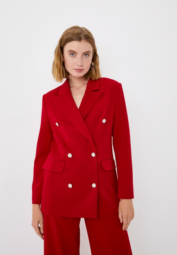 женский пиджак luvine, красный