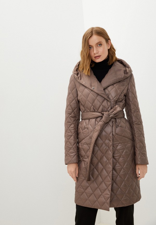 женская утепленные куртка avalon, коричневая