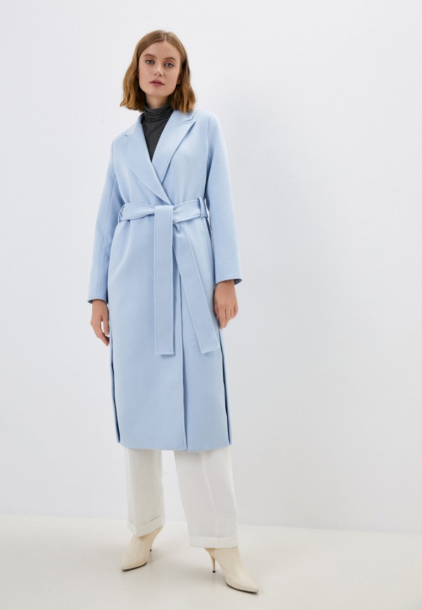 женское пальто vivaldi, голубое