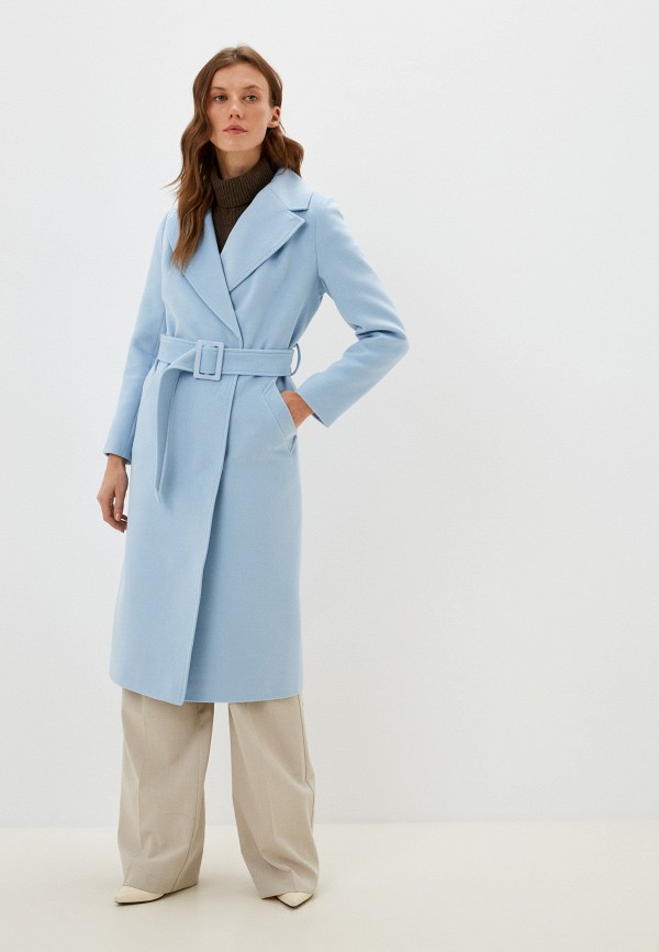 женское пальто vivaldi, голубое