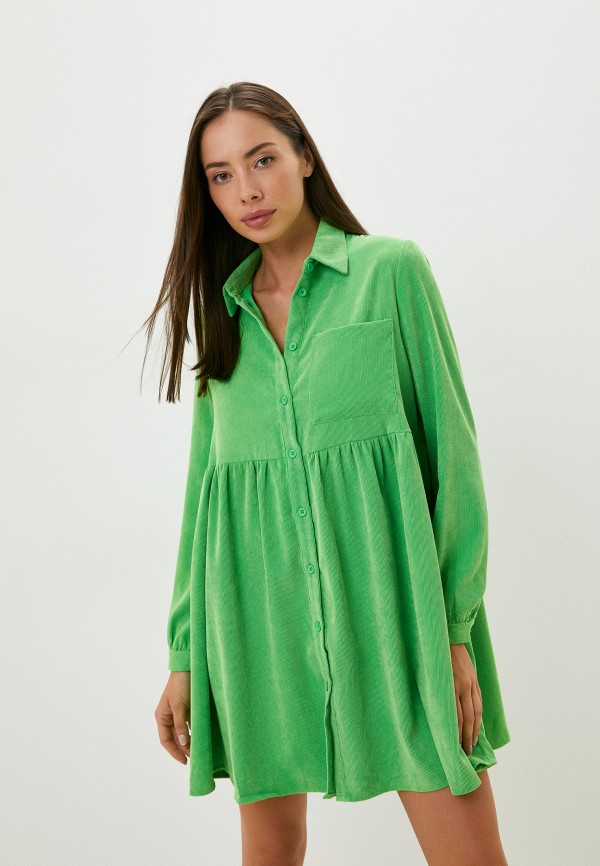 женское платье-рубашки befree, зеленое
