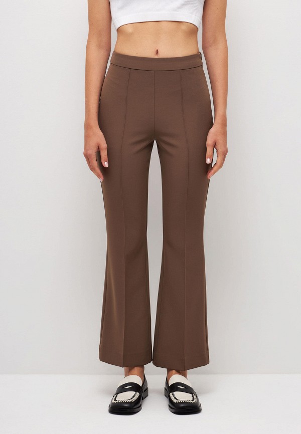 женские повседневные брюки sela, коричневые