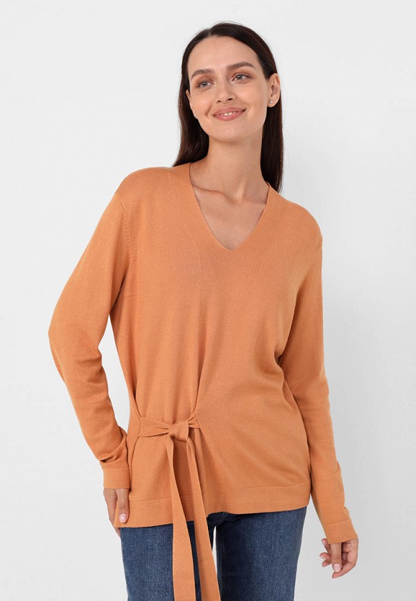 женский пуловер helena vera, коричневый