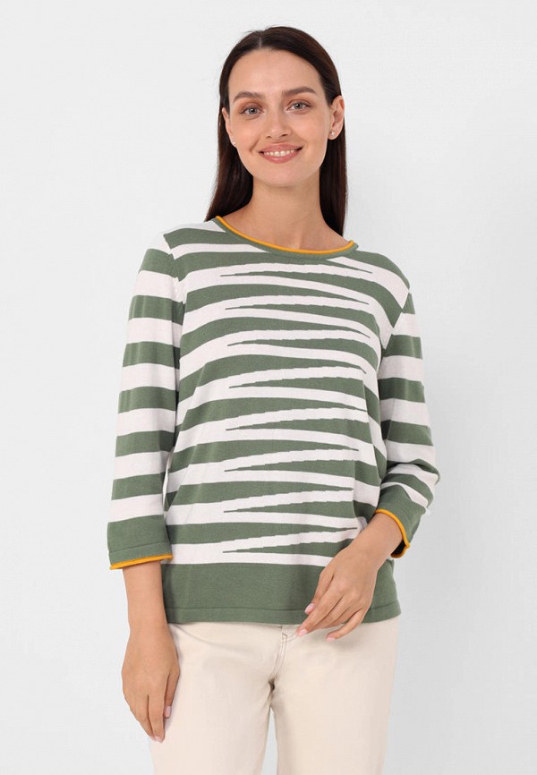 женский пуловер helena vera, зеленый