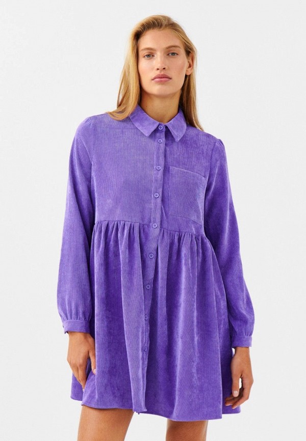 женское платье-рубашки befree, фиолетовое