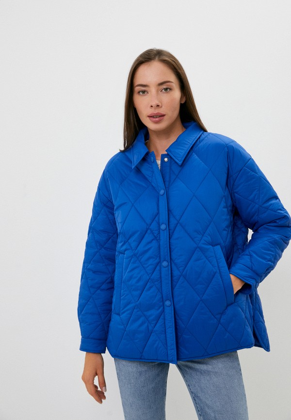 женская утепленные куртка urban tiger, синяя