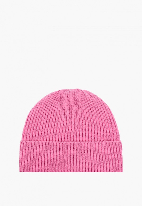 женская шапка minaku, розовая