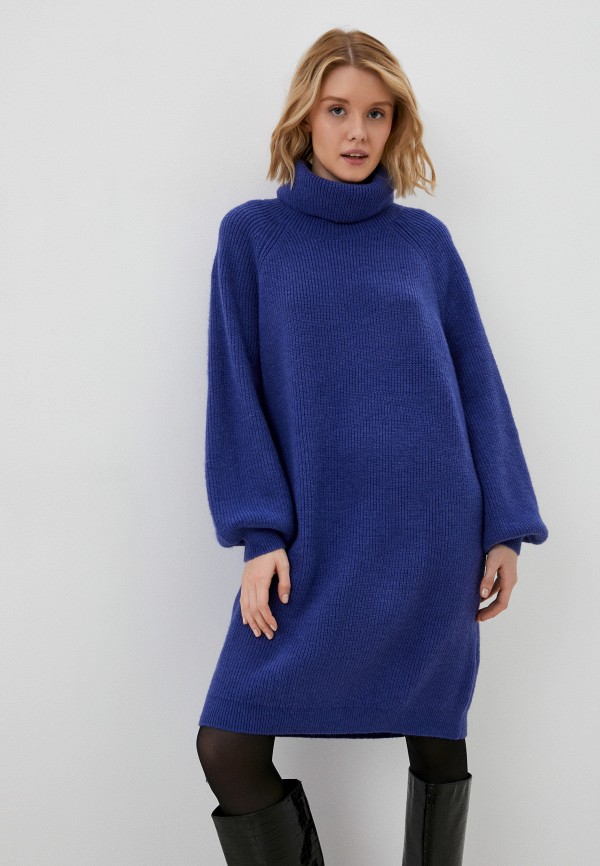 женское платье-свитеры baon, синее