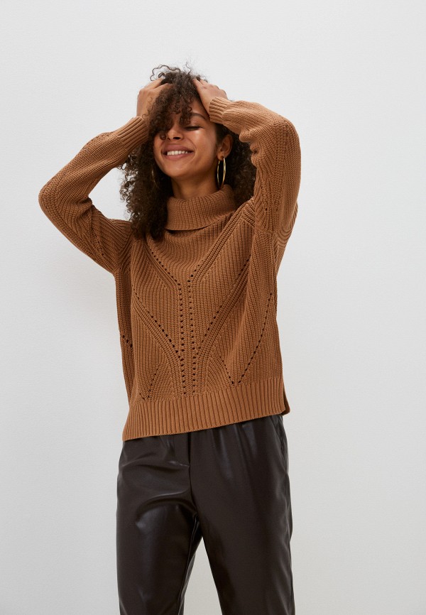 женский свитер taifun, коричневый