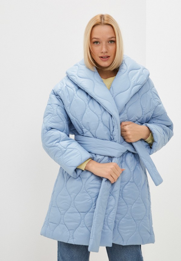 женская утепленные куртка ruxara, голубая