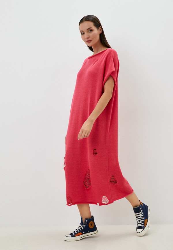 женское платье-свитеры ecopooh, розовое