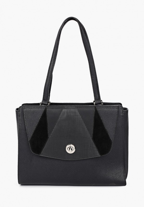 женская сумка с ручками eleganzza, черная