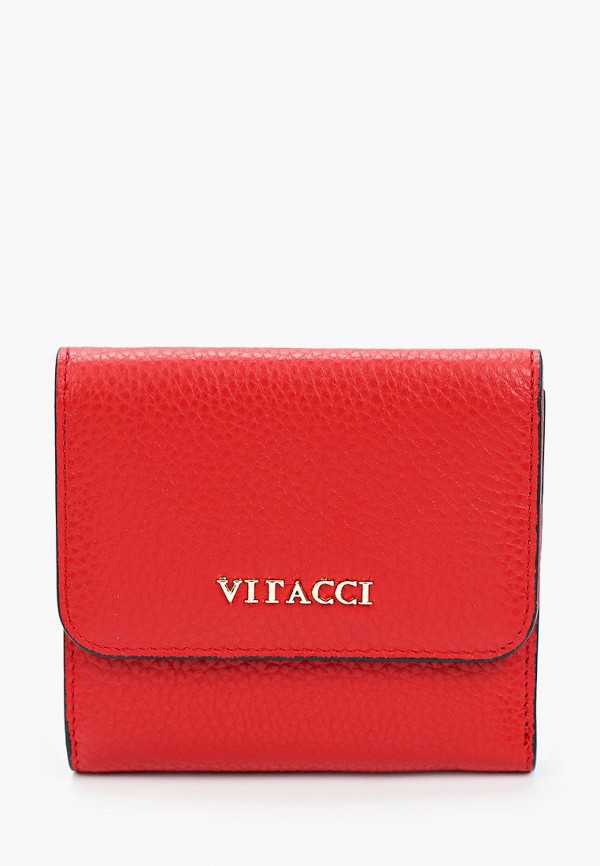 женский кошелёк vitacci, красный
