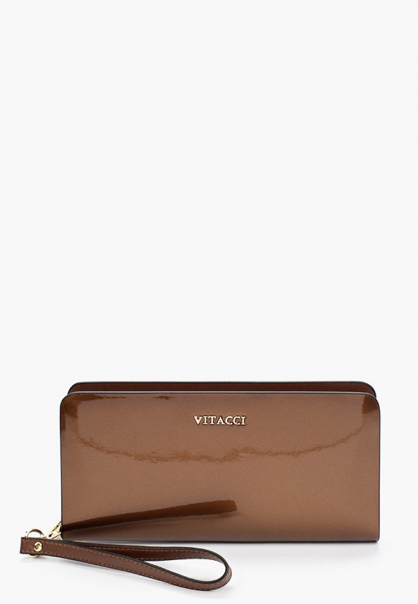 женский кошелёк vitacci, коричневый