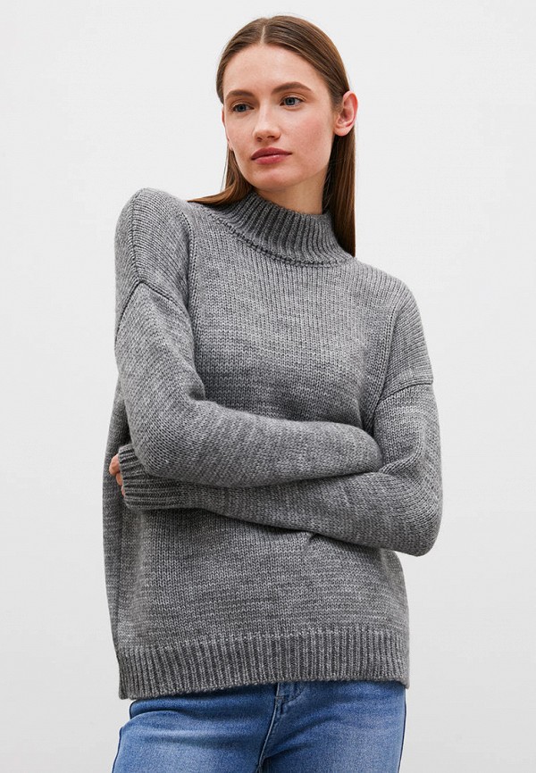 женский свитер finn flare, серый