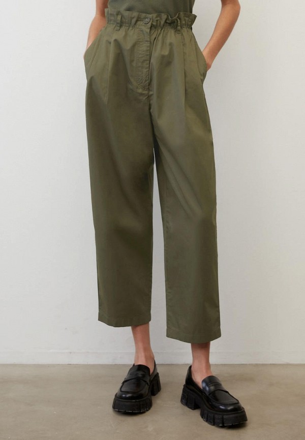 женские повседневные брюки marc o’polo, зеленые