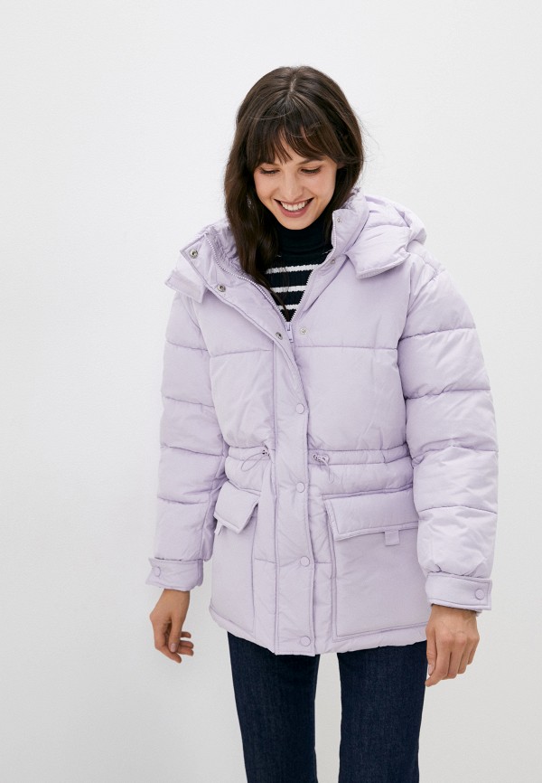 женская утепленные куртка befree, фиолетовая