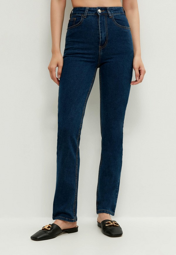 женские прямые джинсы zarina, синие