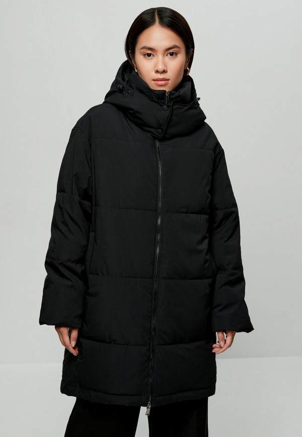 женская утепленные куртка zarina, черная