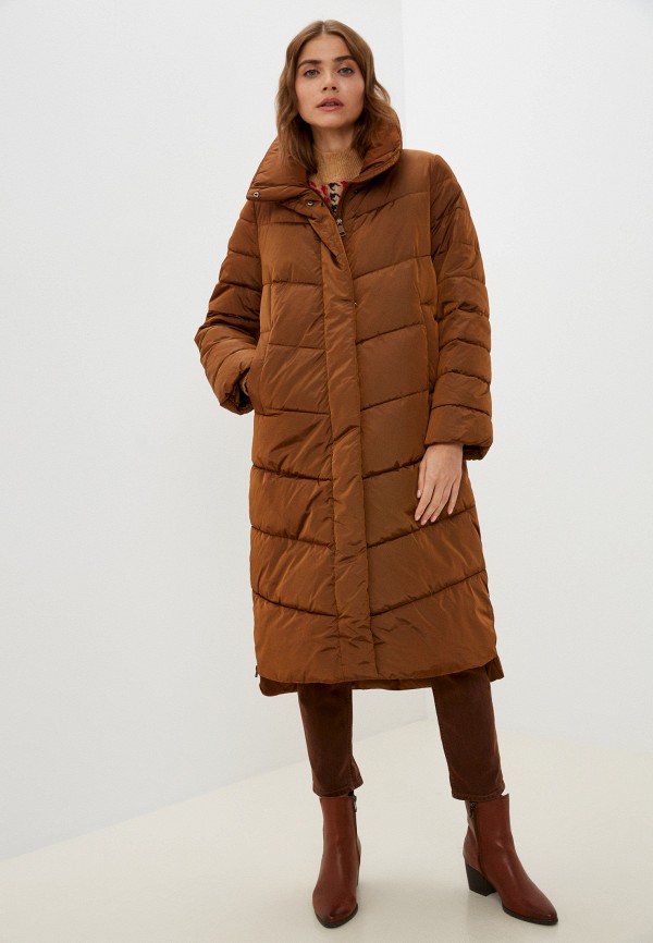 женская утепленные куртка gerry weber, коричневая