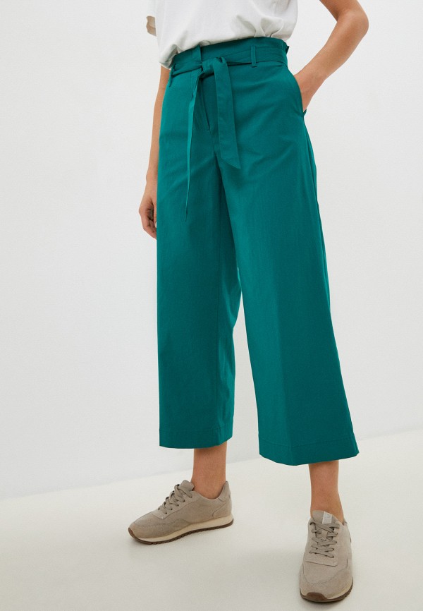 женские повседневные брюки gerry weber, зеленые