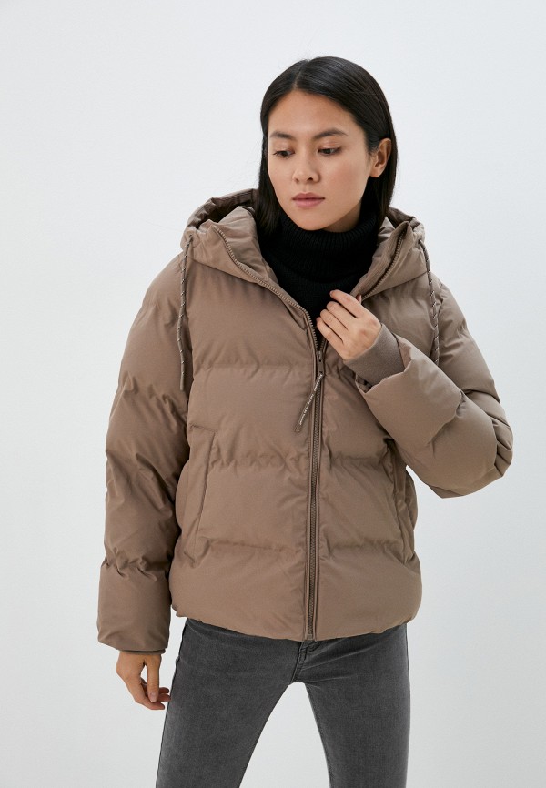 женская утепленные куртка o’stin, коричневая