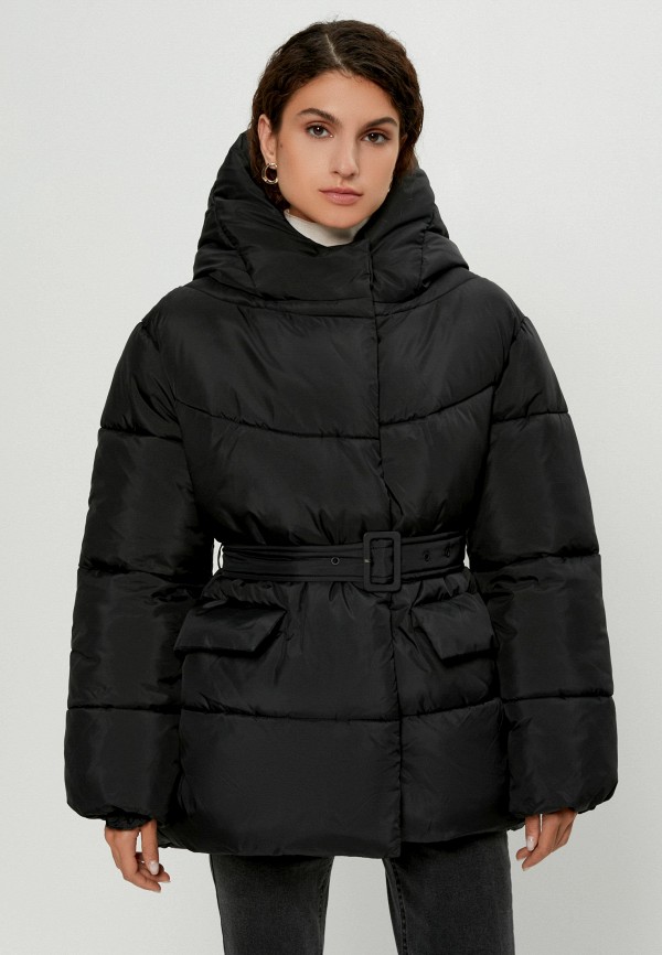 женская утепленные куртка zarina, черная