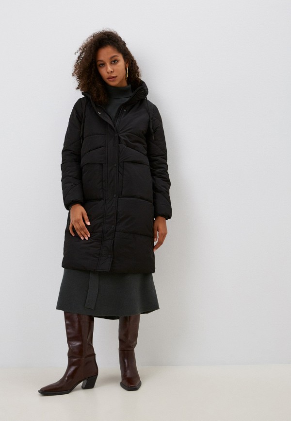 женская утепленные куртка colin’s, черная