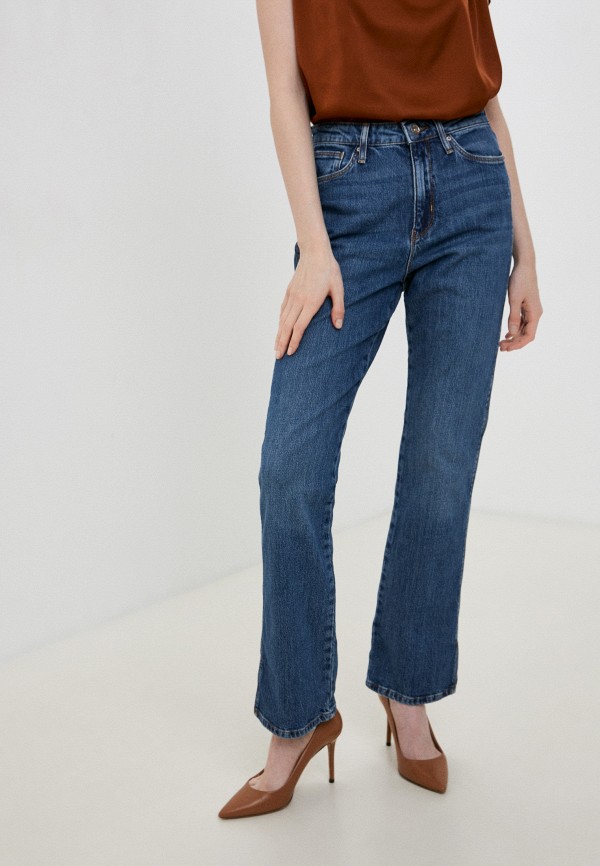 женские прямые джинсы colin’s, синие