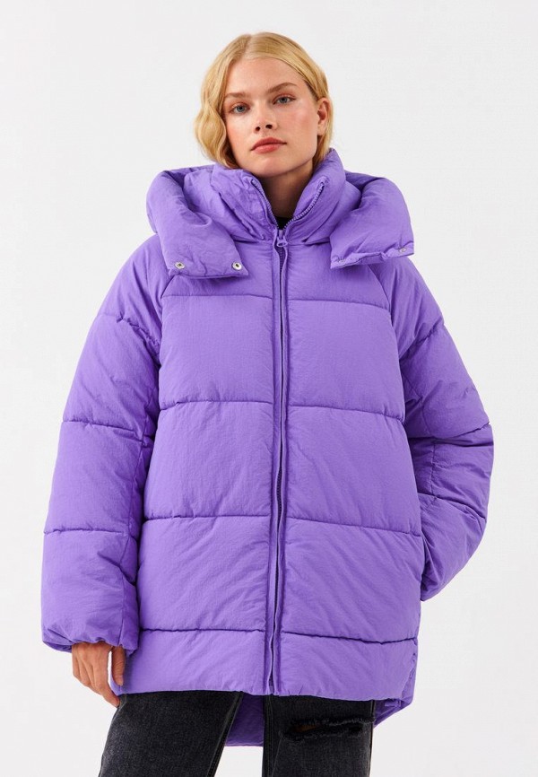 женская утепленные куртка befree, фиолетовая
