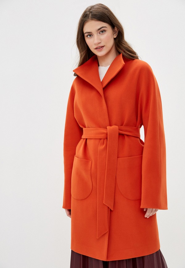 женское пальто d.jagazi, оранжевое