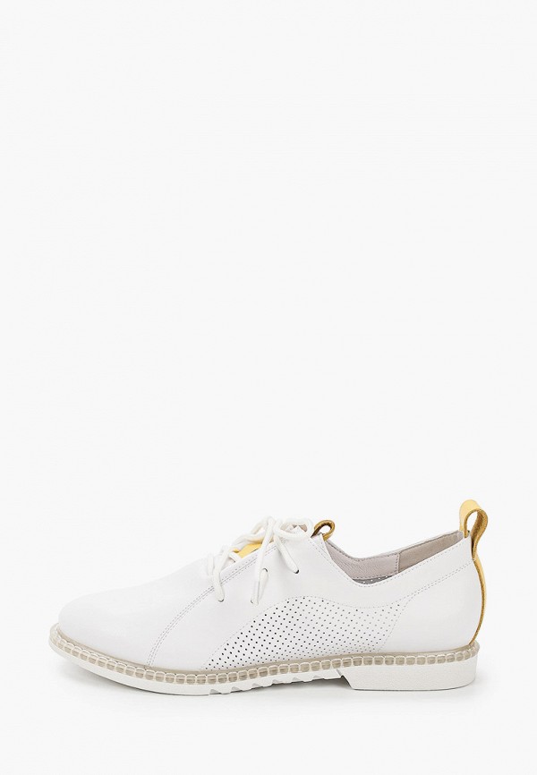 женские низкие ботинки palazzo d’oro, белые