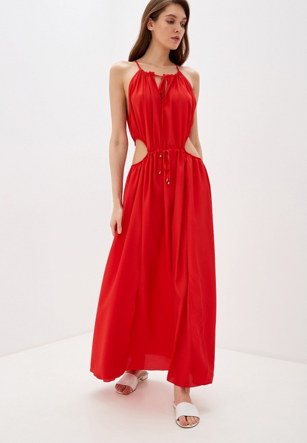  платье пляжные платье donatello viorano, красное