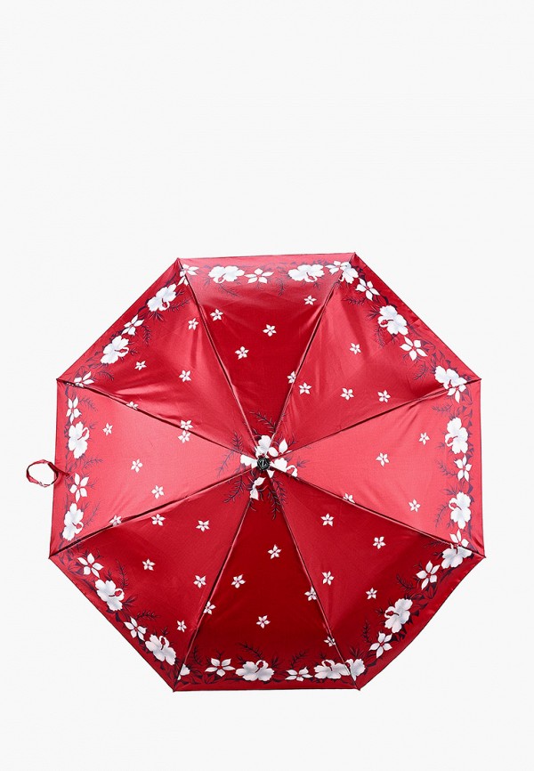 женский складные зонт zemsa, красный
