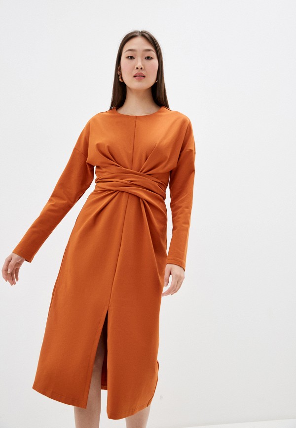 женское повседневные платье tantino, оранжевое