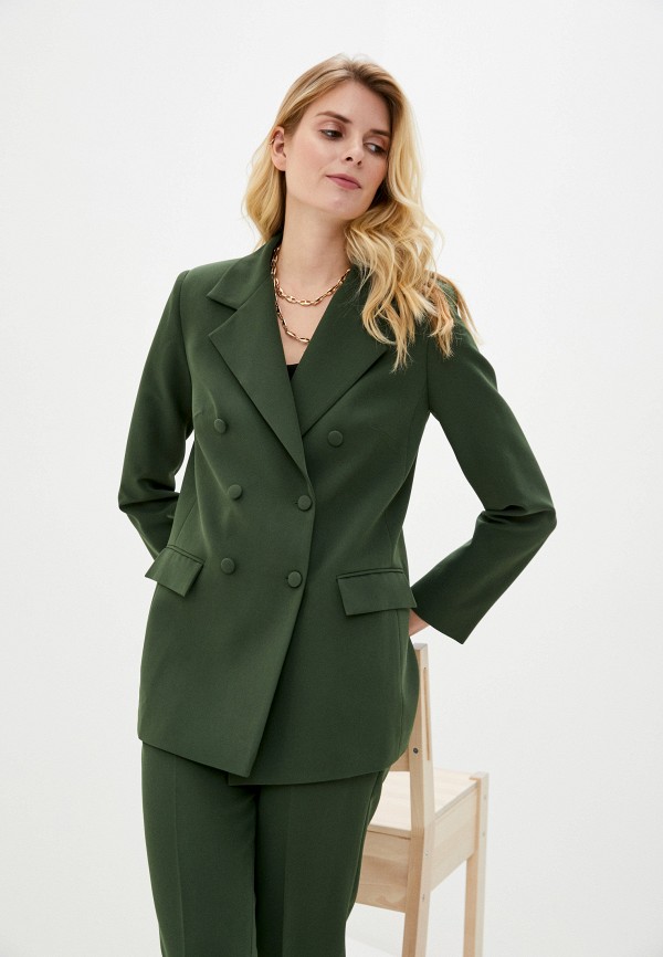 женский пиджак rafinad, зеленый