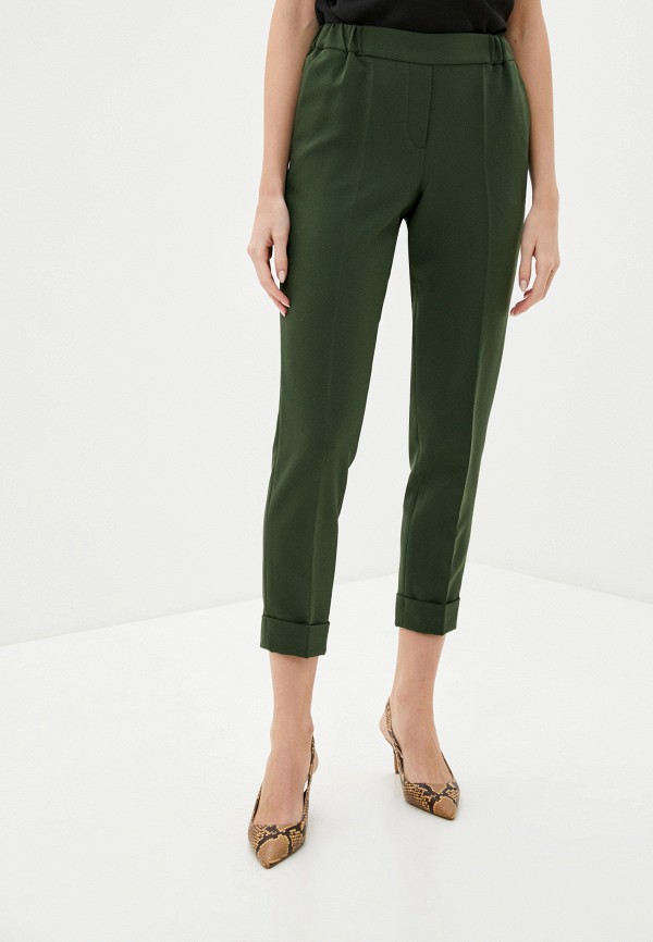 женские повседневные брюки rafinad, зеленые