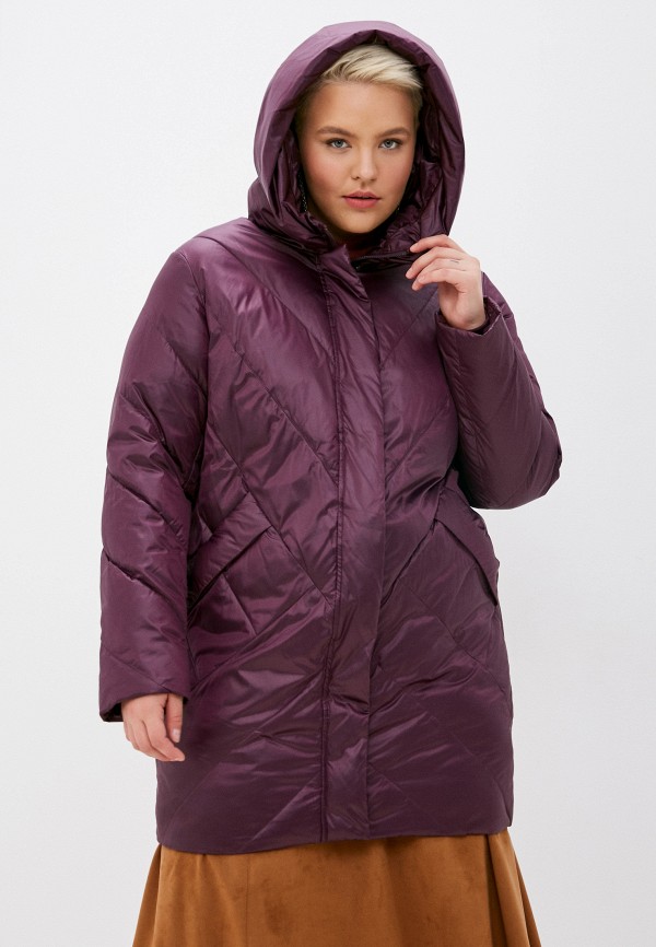 женская утепленные куртка winterra, фиолетовая